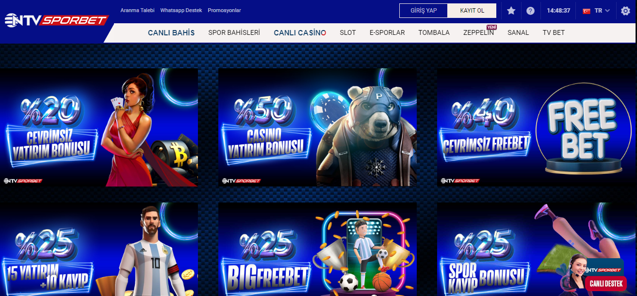 Ntvsporbet Bonusları - Bahis Siteleri